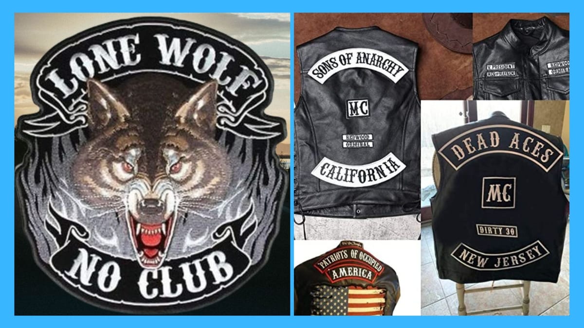 Join the Club with Any of 10 Motorcycle Club Patches!